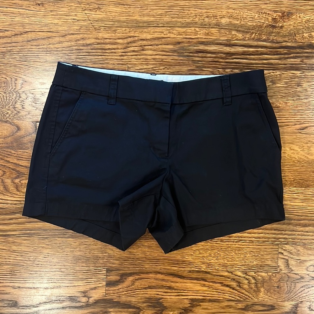 J.Crew Black Chino Shorts, Size 6